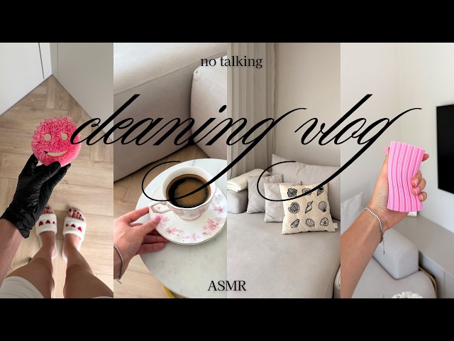 CLEAN, DECLUTTER & RESET WITH ME 🤍 Apartment Cleaning After Vacation | Cozy ASMR