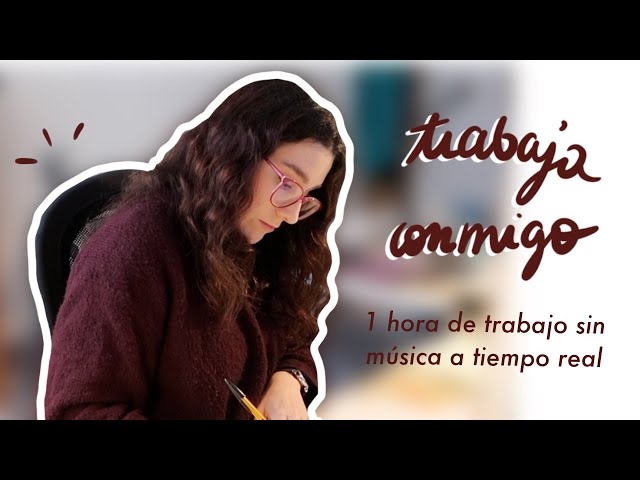 Work with me real time: 1 hora de ruido ambiente para trabajar/estudiar | Christine Hug
