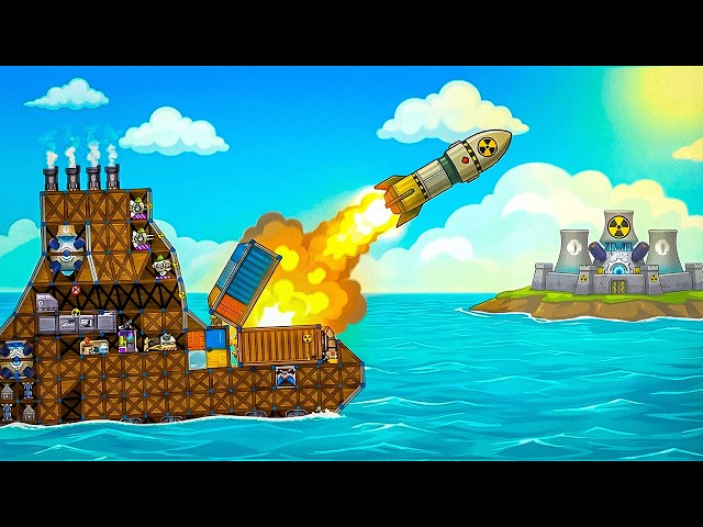 Naval NUKES vs Nuclear Reactor Base in Forts 2v1 Multiplayer