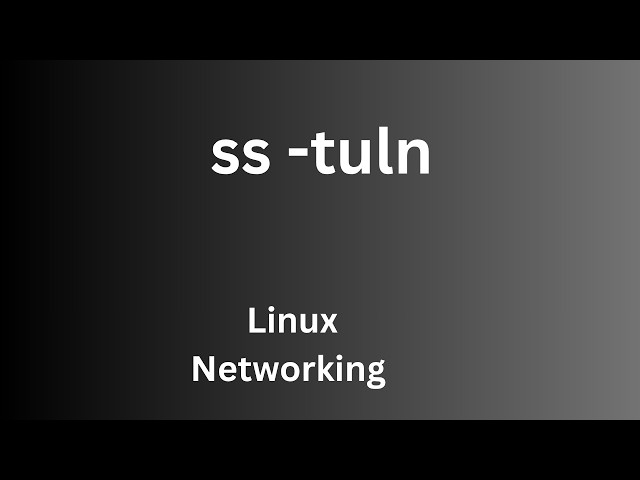 Linux netwroking | beginner ss tuln | #6