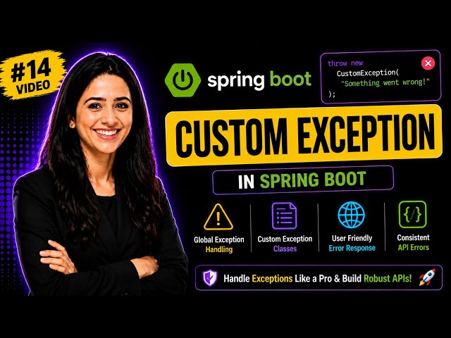 Spring Boot Tutorial #14 | Custom Exceptions in Spring Boot Explained
