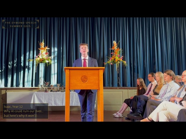 Sidcot School Dymond Speech Competition 2025