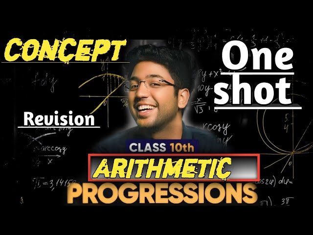 Arithmetic progression class 10 Math one shot revision by Shobhit nirwan sir With ques/ans