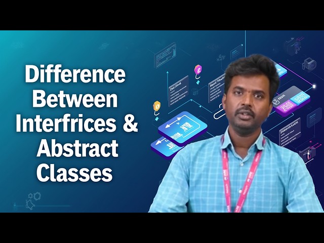 Difference between Interfaces and Absract Classes by Dr. A Naresh Kumar