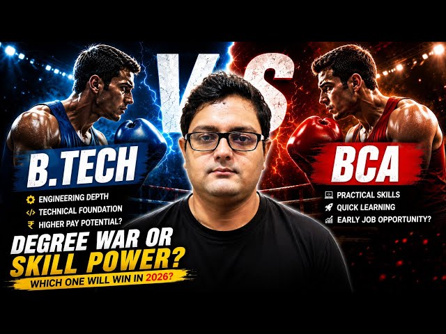B.Tech vs BCA in 2026 🔥 Which Degree Will Get You a HIGH Salary? | Reality Exposed | Beyounc