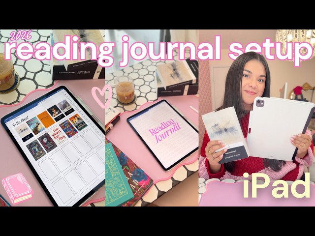 2026 Reading Journal Setup | Digital Journal - iPad Edition