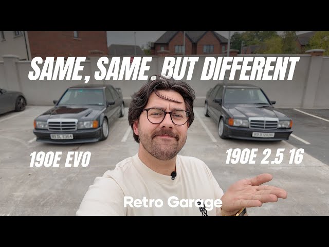 Mercedes 190E Evo 1 vs 2.5 16 Cosworth Key Differences | DTM Homologation cars