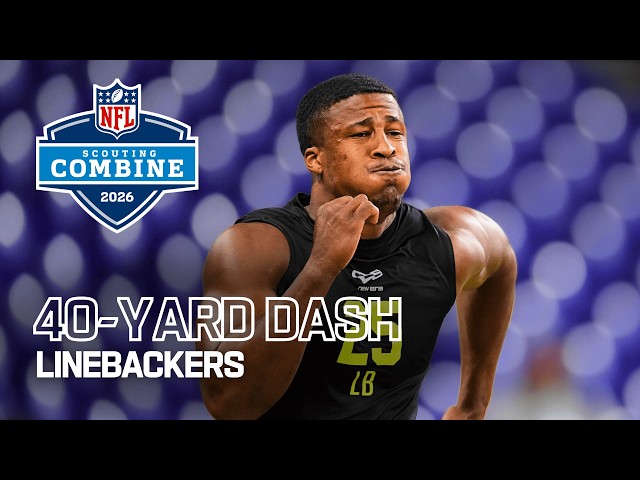 Linebackers Run the 40-Yard Dash at 2026 NFL Combine