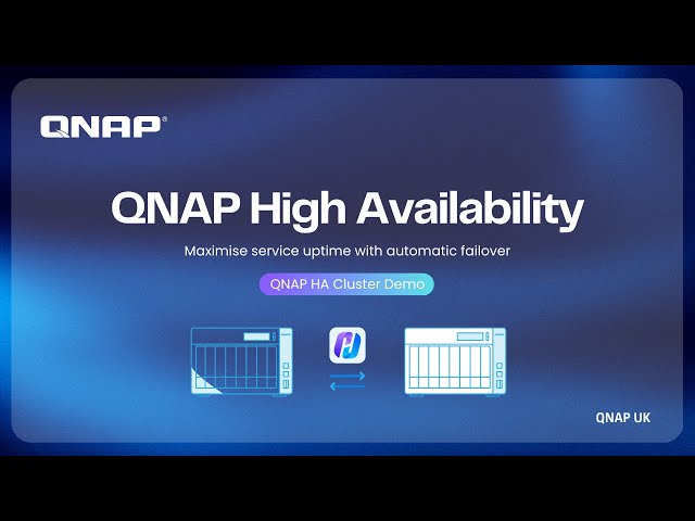 QNAP High Availability (HA) Cluster Live Demo 2025