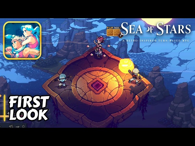 Sea of Stars - Mobile Turn-Based RPG Gameplay (iOS, Android)