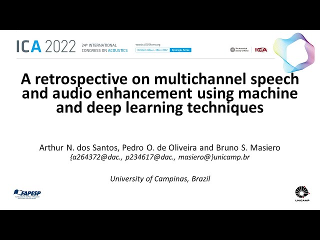 A retrospective on multichannel SE and AE using ML and DL techniques