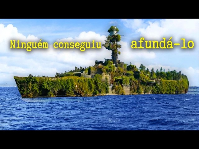 O navio de guerra que virou uma ilha
