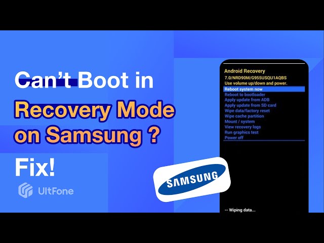 You Can't Boot into Recovery Mode on Samsung Android?
