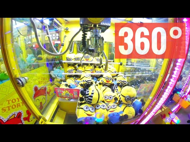 Arcade Claw Machine 360 VR China How to play not Fun Fail