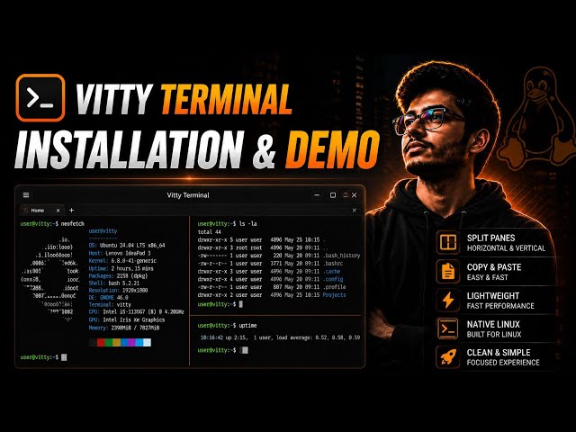VT Terminal Full Tutorial | Minimal Linux Terminal