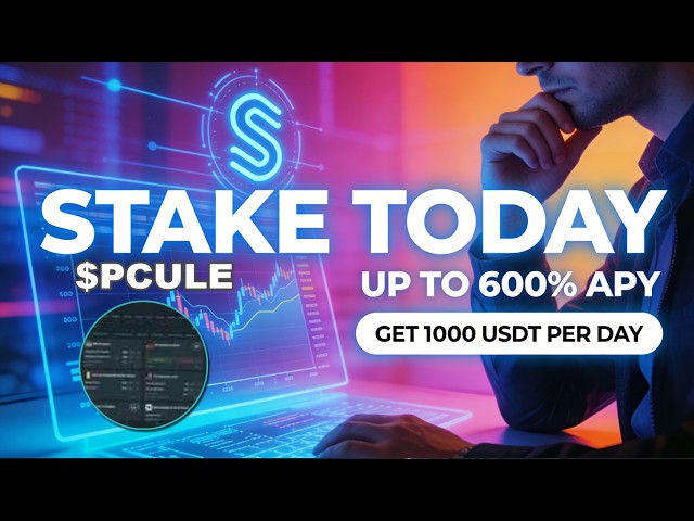 Bull Market Ready: Staking $PCULE Coin PCULE Solana for 6774.48% APY Rewards