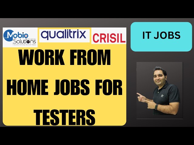 WFH Testing Jobs | Manual Testing| QA Jobs| Rd Automation Learning