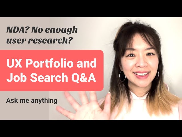 UX portfolio and job search tips (NDA, no enough user research etc) | Ask me anything