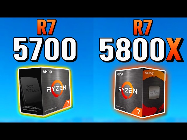 R7 5700 vs R7 5800X  -  HUGE Upgrade?!