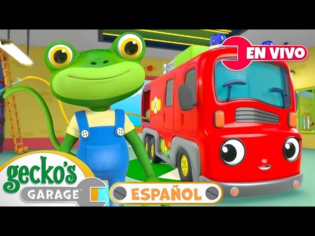 EN VIVO 🔴 Garaje de Gecko 🔧 Carros para Niños & Vídeos Educativos