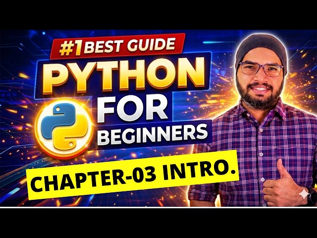 #30 Chapter-03 Introduction & Content | Python Tutorials For Beginners