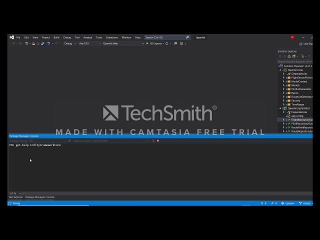 Entity Framework Core | Visual Studio Tools for Migrations