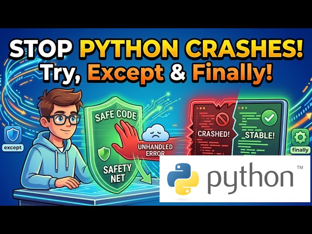 Python Try Except Finally Explained (With Multiple Exceptions & Examples)