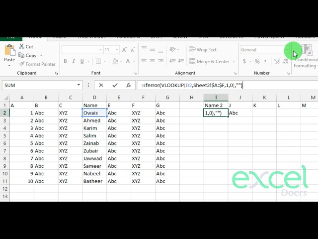 How to Sort and Synchronize two list together and align two set of Data in Microsoft Excel