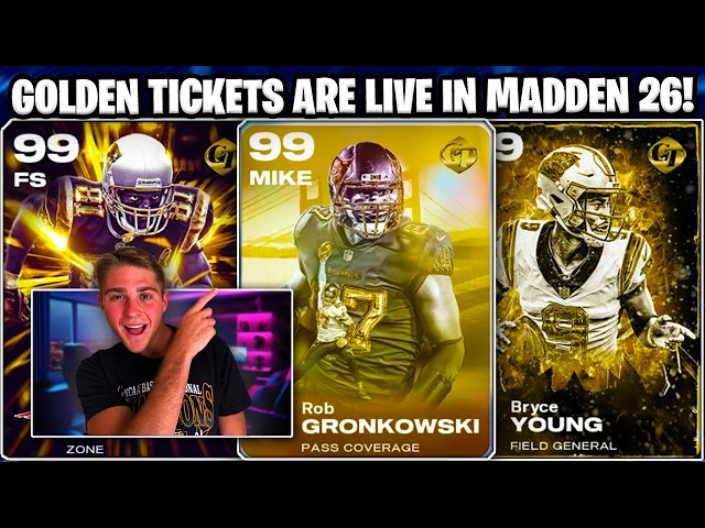 GOLDEN TICKETS ARE LIVE! NEW AFL LTD OPPORTUNITY PACK + MORE IN MADDEN 26!