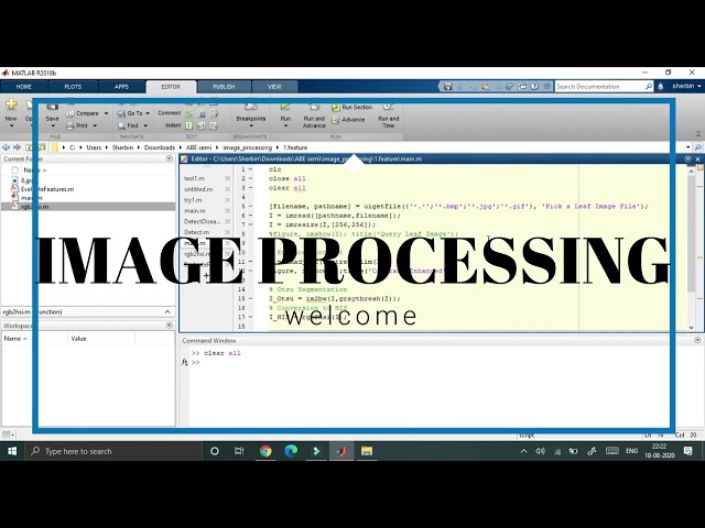 matlab image processing using machine learning algorithm #matlab