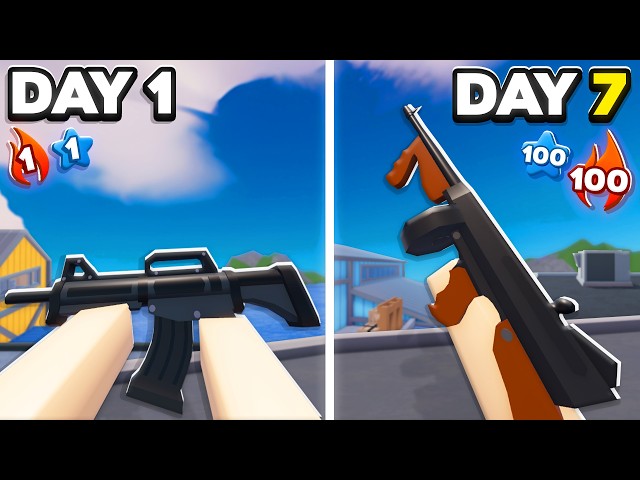 Starting over as a NOOB For 7 Days in Roblox Rivals