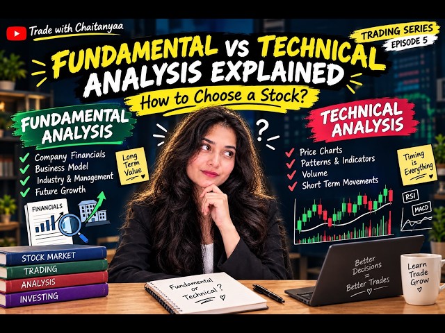 Fundamental vs Technical Analysis Explained | How to Choose a Stock? | Trading Series Ep. 5