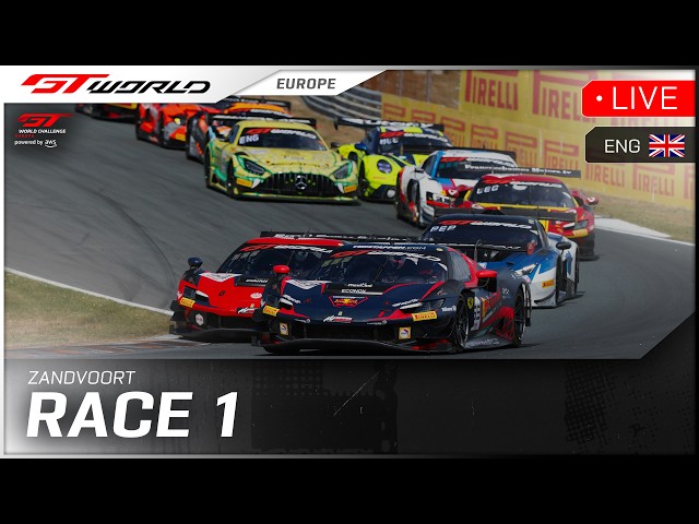 LIVE | Race 1 | Zandvoort | GT World Challenge powered by AWS 2026 (English)
