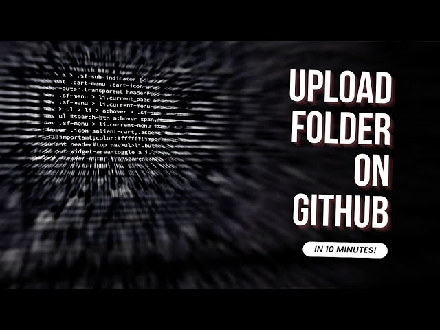 Upload Folder on GitHub!