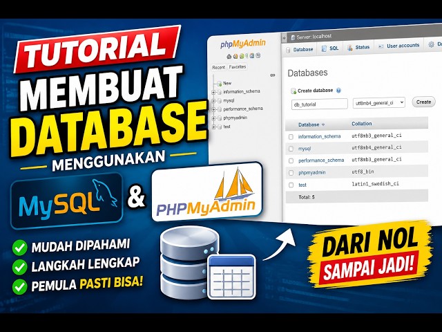 Tutorial Membuat Database Mengguanakan MySQL PHPMyAdmin