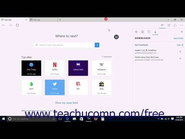 Windows 10 Tutorial Manage Downloads in the Hub Microsoft Training