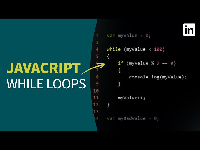 JavaScript Tutorial - Processing Data with WHILE LOOPS