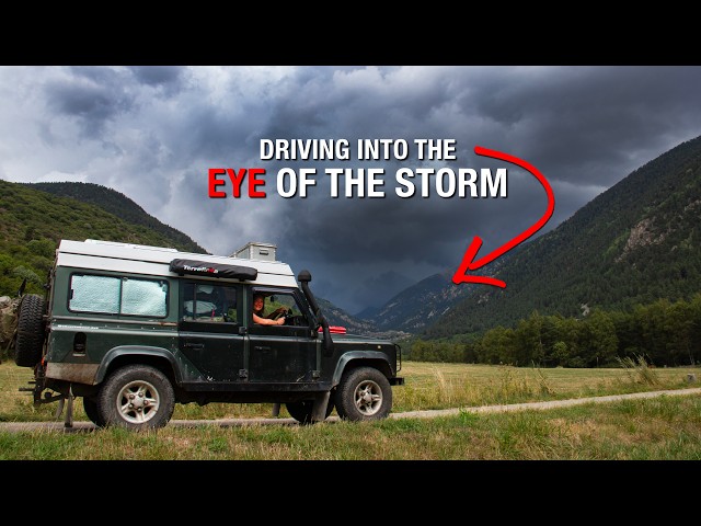 HUGE STORM nearly FLOODED our Land Rover! | The Trans-Pyrenean Trail - Ep 2