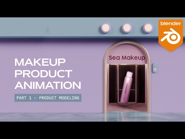 Makeup Product Animation | Part 1 - Product Modeling | Blender 5.1.2 Tutorial