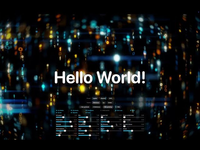 Swift & Metal: Bokeh Binary Animation