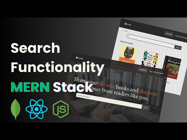 How to Implement Search Functionality using the MERN Stack - MongoDB, Express, React, and Node.js