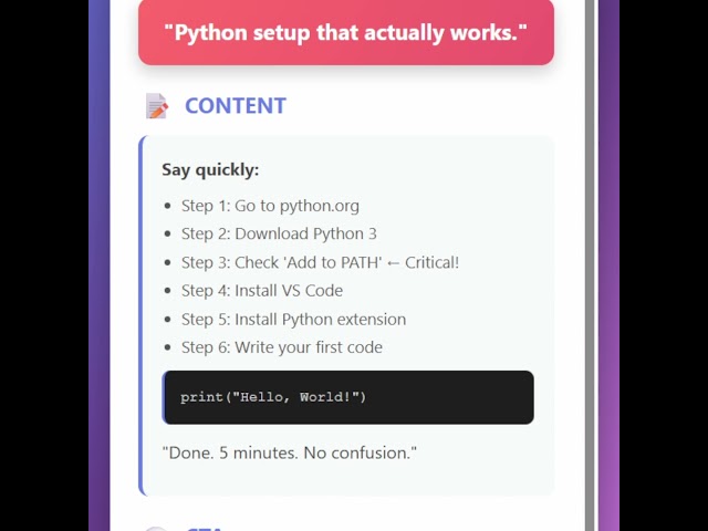 The Python Setup Mistake 90% of Beginners Make