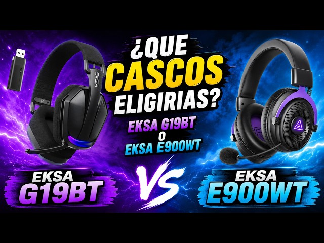 ¿QUÉ CASCOS ELIGIRÍAS? ¿EKSA G19BT o EKSA E900WT?