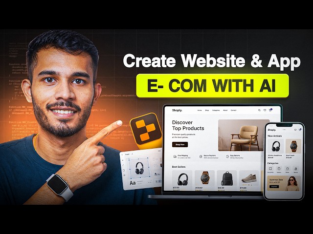 I Built & Launched a Website & Mobile App in 15mins ! (No Coding) Using Replit
