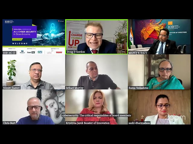 IOD Global Webinar: AI & Cyber Security in Boardrooms