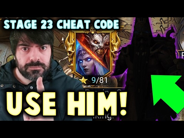 STUCK ON STAGE 23? USE THIS F2P CHEAT CODE EASY WIN | RAID SHADOW LEGENDS