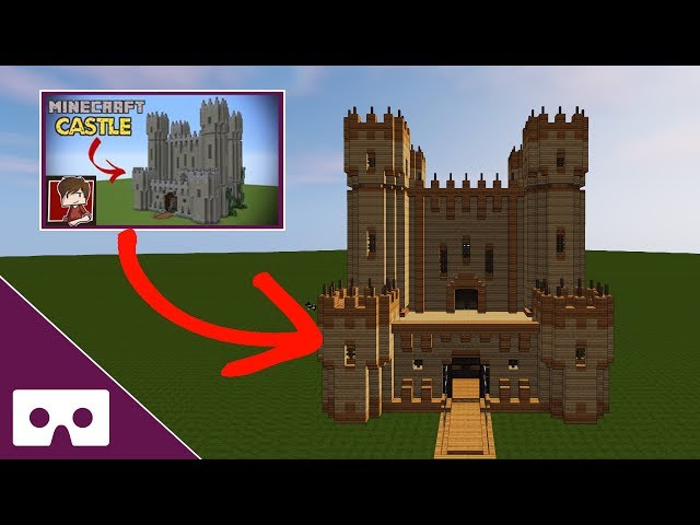 Building Grian's Minecraft Castle VR 360°
