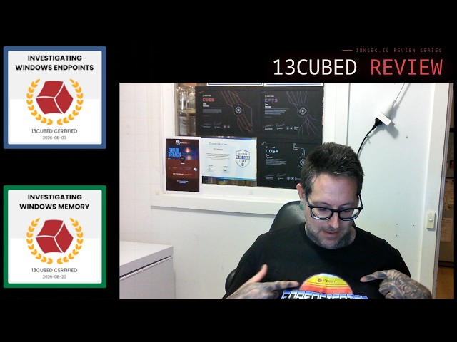 13Cubed Windows Endpoints & Memory Review - SANS-Level DFIR Training at a Fraction of the Cost