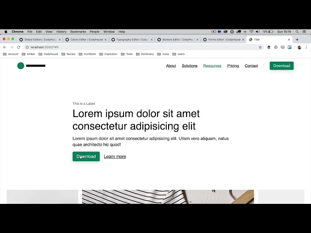 How to use the Global Editors