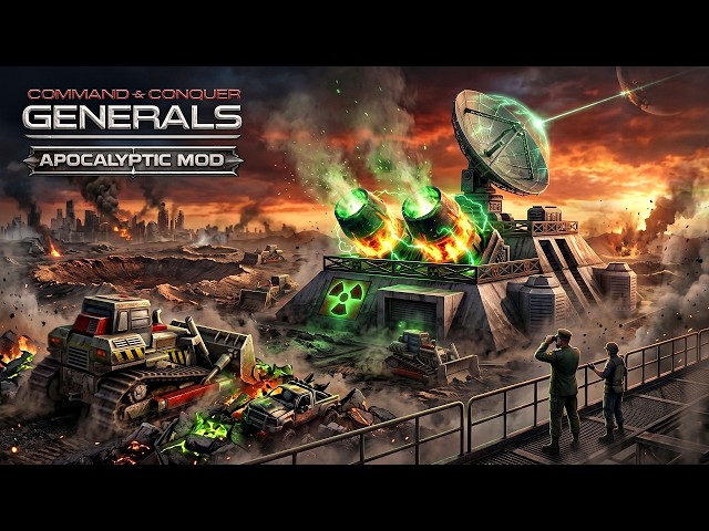 Apocalyptic Mod 2.2 💥 1v7 in Generals Zero Hour  Battle for the Radiation Bunker